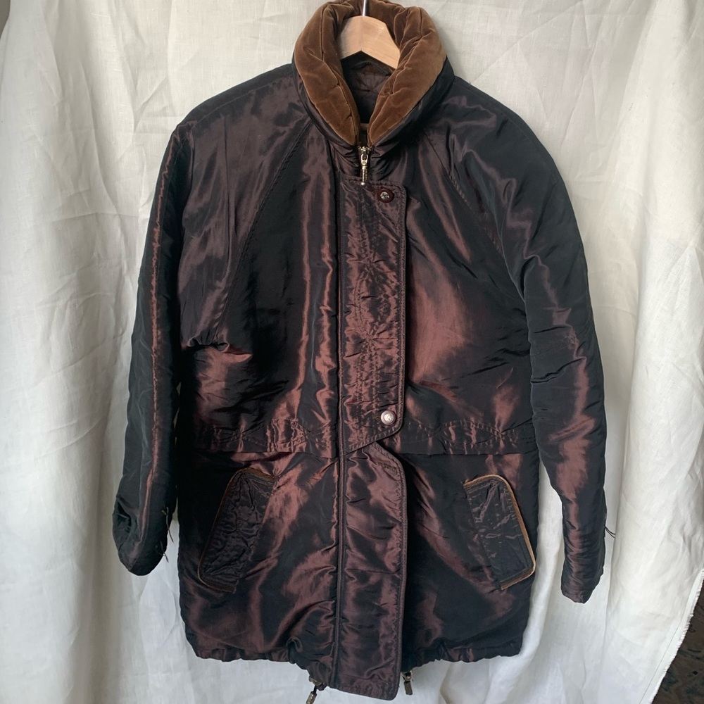 Iridescent Vintage Parka Winter Coat